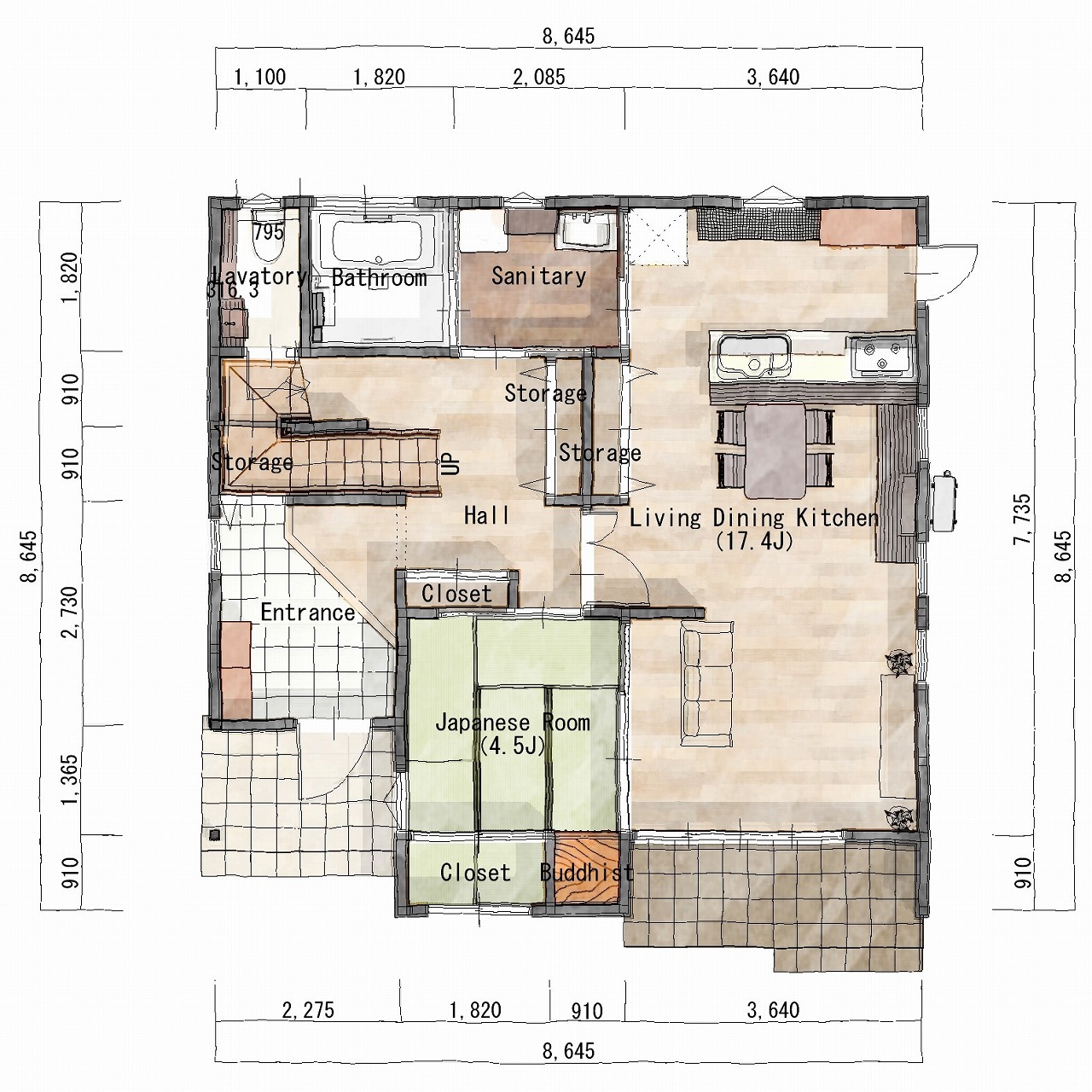 間取り例 エム アール ホーム